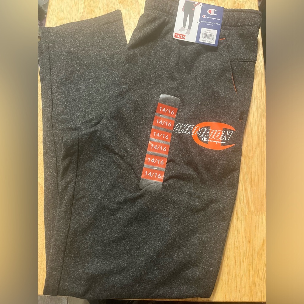 Champion 14/16 boys grey new